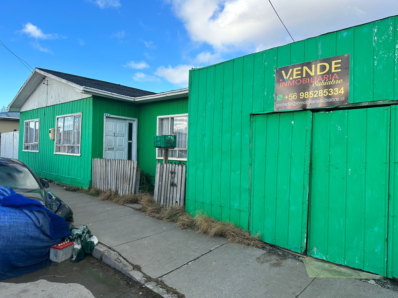 Vivienda en amplio terreno en la ciudad de Puerto Natales